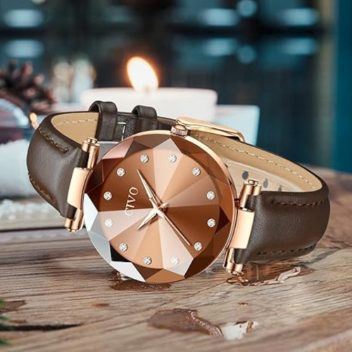 Womens Watch, Waterproof Ladies Watch, Analog Quartz Wrist Watches for Women Stainless Steel Mesh Strap Elegant Dress Designer Womens Watches Diamond