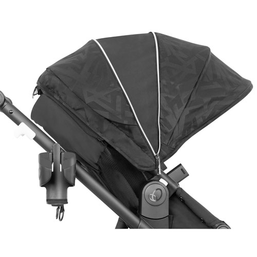 Système de voyage Shyft Intuiti d'Evenflo avec siège d'auto pour bébé Revolve180 LiteMax NXT SensorySoothe - Noir