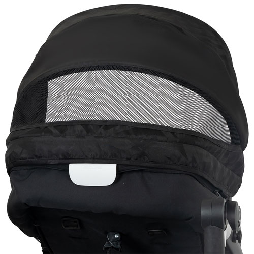 Système de voyage Shyft Intuiti d'Evenflo avec siège d'auto pour bébé Revolve180 LiteMax NXT SensorySoothe - Noir