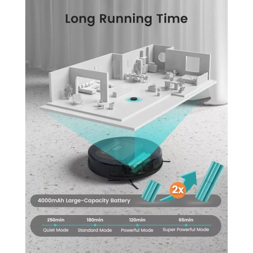 Lefant Automatic Robot Vacuums Self-Charging WiFi/App/Voice Smart Vacuum Robot