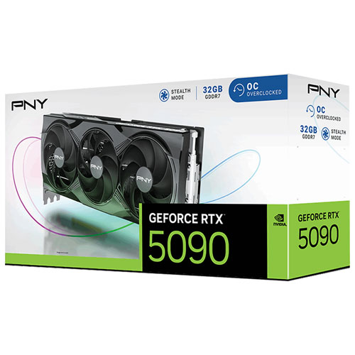 PNY NVIDIA GeForce RTX 5090 32GB GDDR7 Video Card