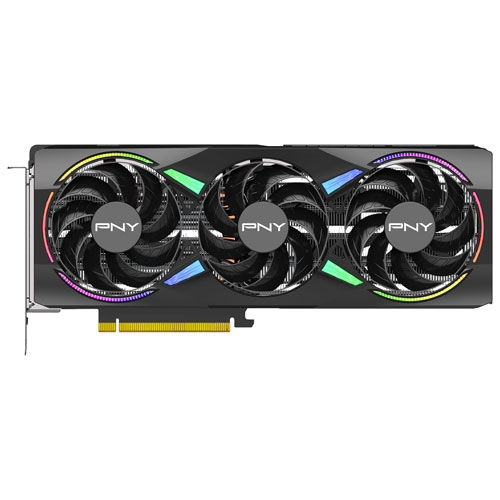 Carte graphique GeForce RTX 5080 de PNY avec mémoire GDDR7 de 16 Go