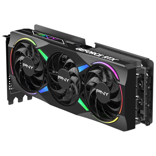 Carte graphique GeForce RTX 5080 de PNY avec mémoire GDDR7 de 16 Go