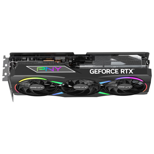Carte graphique GeForce RTX 5080 de PNY avec mémoire GDDR7 de 16 Go