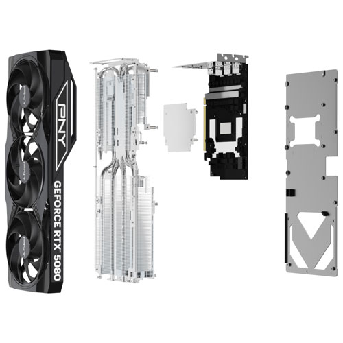 PNY NVIDIA GeForce RTX 5080 16GB GDDR7 Video Card
