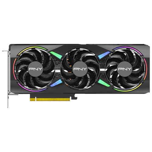 Carte graphique GeForce RTX 5070 Ti ARGB Epic-X RGB OC trois ventilateurs GDDR7 16 Go de PNY
