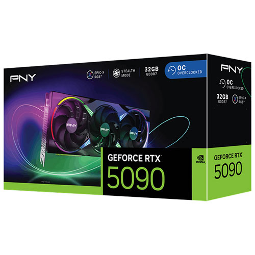 PNY NVIDIA GeForce RTX 5090 32GB GDDR7 Video Card