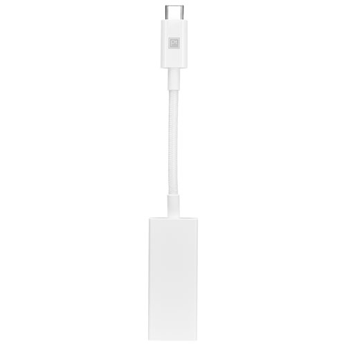 Adaptateur USB-C à Ethernet de Platinum boîte ouverte