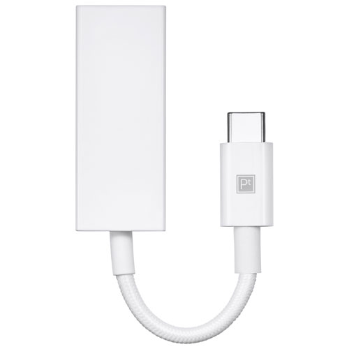 Adaptateur USB-C à Ethernet de Platinum boîte ouverte