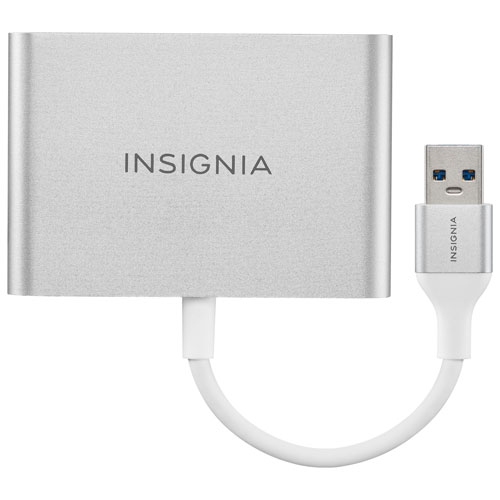 Open Box Insignia USB 3.0 to Dual HDMI with 4K Adapter