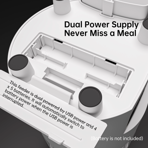 Automatic Cat Feeder, 3L Capacity Remote Control Timed Cat Feeder, Pet Food Dispenser Dog Feeding Station Dry Food Dispenser Smart Pet Feeder for Pet