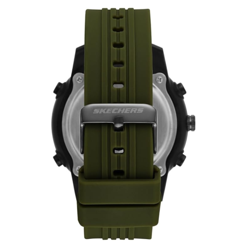 Skechers Men's Wilkie Quartz Silicone Analog-Digital Sports Watch