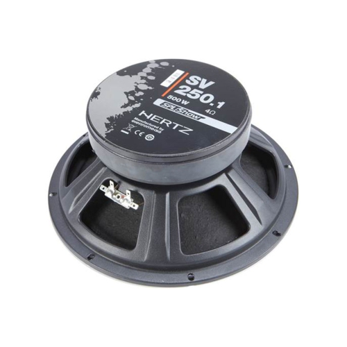 Haut-parleurs de fréquences moyennes de 10&nbsp;po SV250.1 série SPL Show de Hertz