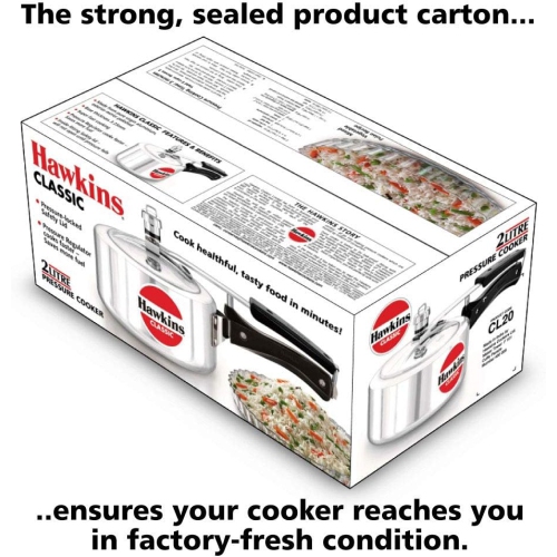 Hawkins HACL20 – 2,0&nbsp;L de cuisson classique, petit, argenté