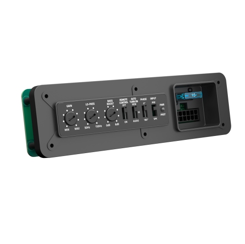 Hertz DBA201F 8" Underseat Loaded Shallow Active Subwoofer Box