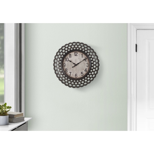 MONARCH SPECIALTIES  I 9087 - Clocks, 16" Round, Wall Clock, Transitional