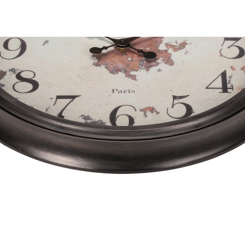 Monarch Specialties I 9042 - Clocks, 20" Round, Wall Clock, Brown, Transitional