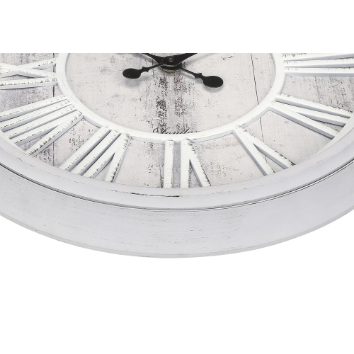 Monarch Specialties I 9043 - Clocks, 20" Round, Wall Clock, Grey, Transitional