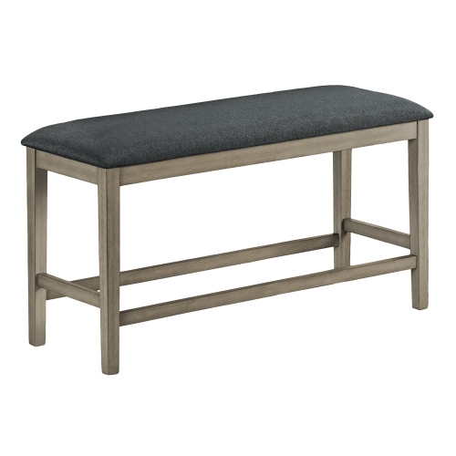 Monarch Specialties I 1383 - Bench, 42" Rectangular, Dining Room, Kitchen, Upholstered, Wood, Transitional