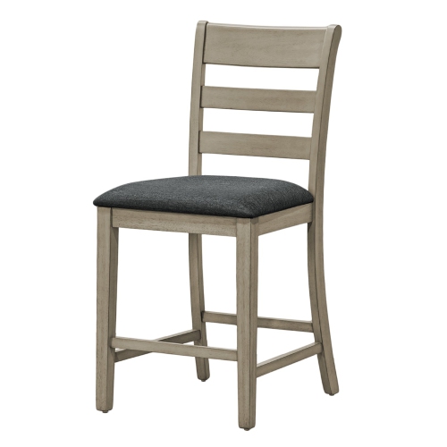 Monarch Specialties I 1382 - Dining Chair, 44" Height, Counter Height, Dining Room, Kitchen, Set Of 2, Upholstered, Side, Transitional