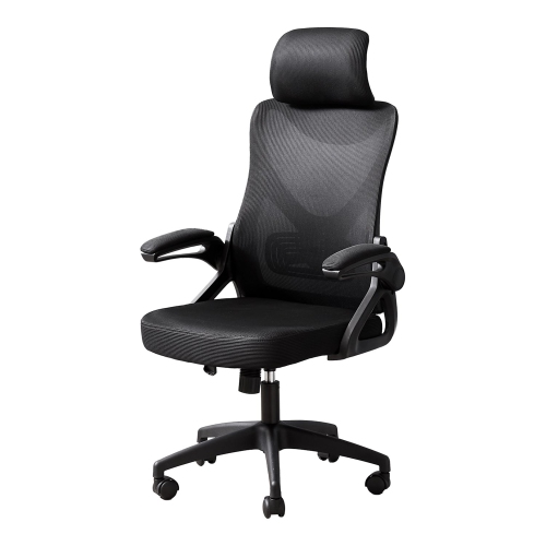 Monarch Specialties I 7334 - Office Chair, Adjustable Height, Ergonomic, Swivel, Work, Black Metal, Black Mesh, Contemporary, Modern