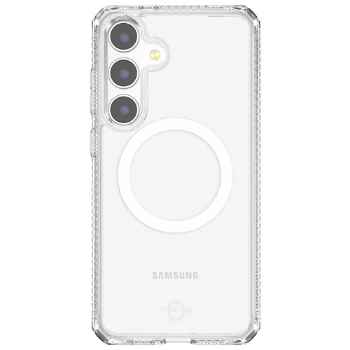 Étui rigide ajusté Hybrid_R d'Itskins pour Galaxy S25+ - Transparent