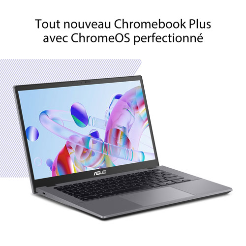 Chromebook Plus à écran tactile de 14 po CX34 d'ASUS avec 12 mois de forfait Google AI Pro -