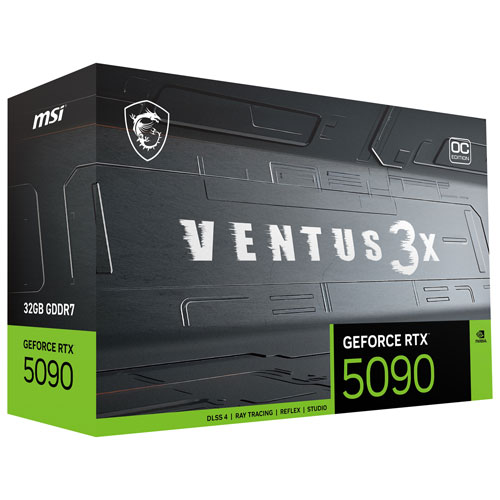 MSI Ventus GeForce RTX 5090 32GB GDDR7 Video Card
