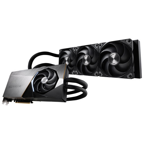 MSI GeForce RTX 5080 Suprim Liquid 16GB GDDR7 Video Card
