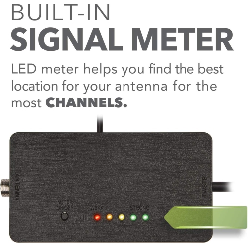 RCA Indoor Flat Amplified HDTV Antenna 55 Mile / 88 KM Range, 4K/8K, 1080P by RCA - Refurbished condition - Image 2