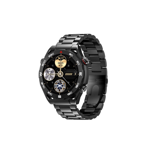 HAVIT  M9030 Ultra 1.43" Amoled HD Touch Screen, Wireless Calling, Wireless Charging, Zinc Alloy Business Smart Watch_Silver Color