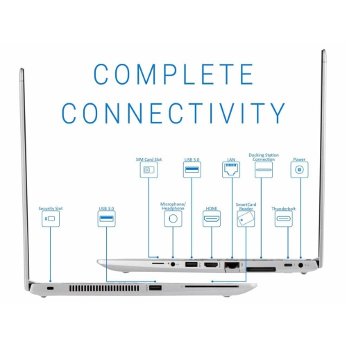 Refurbished HP EliteBook 840 G5 Laptop | 14" 1920x1080 FHD | Core i7 - 8550U - 32GB SSD + 1TB SSD Hard Drive - 32GB RAM | 4 cores @ 4 GHz Win 11 Pro