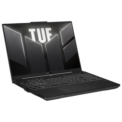 Portable de jeu 16 po TUF Gaming F16 d'ASUS - Gris méca (Core 5 210H Intel/RAM 32 Go/SSD 1 To/GeForce RTX 4050)