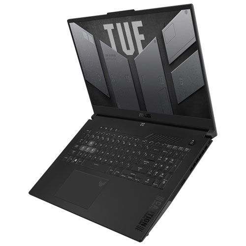 Portable de jeu 17,3 po TUF Gaming F17 d'ASUS - Gris méca (Core 5 210H Intel/RAM 16 Go/SSD 1 To/GeForce RTX 4050)