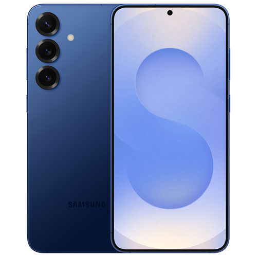Image 1 de 10.. Galaxy S25+ de 512 Go de Samsung avec Fido - Bleu marine - Financement mensuel