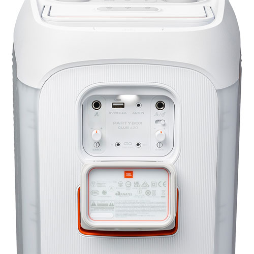 JBL PartyBox Club 120 Portable Party Speaker - White