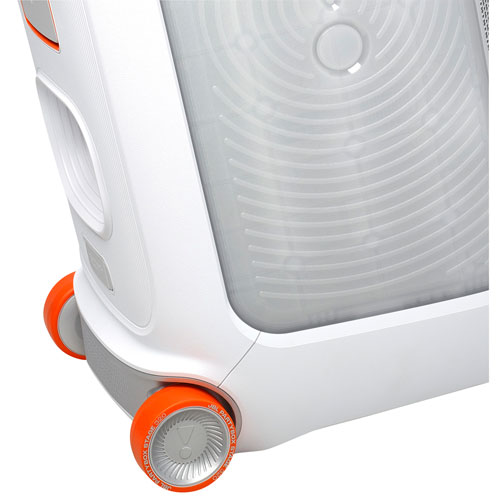 Haut-parleur de fête portatif PartyBox Stage 320 de JBL - Blanc