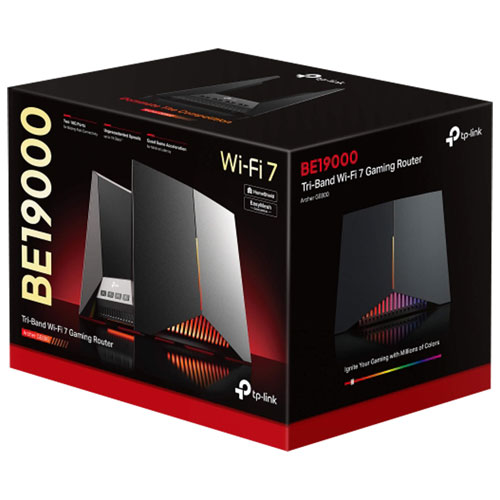 TP-Link Archer BE19000 Ti-Band Wi-Fi 7 Gaming Router