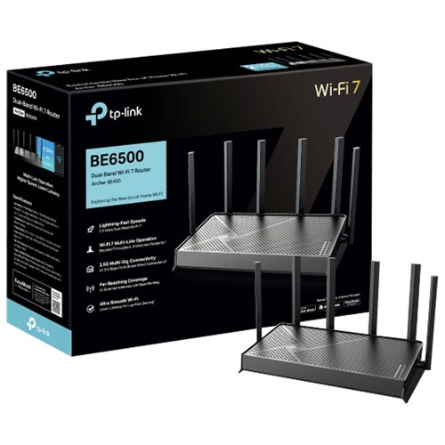 Routeur bibande Wi-Fi 7 Archer BE6500 de TP-Link