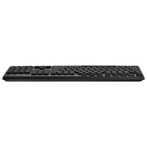 Best Buy Essentials Wireless 2.4G Ergonomic Keyboard & Mouse Combo - English
