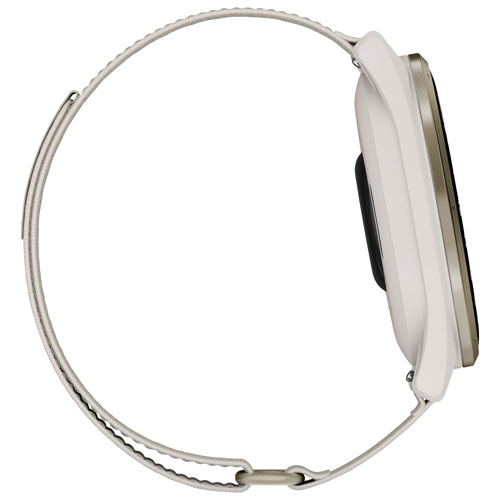 Montre de golf intelligente GPS AMOLED de 45 mm Approach S50 de Garmin - Ivoire