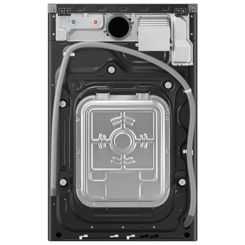 Duo laveuse-sécheuse électrique de 6,1 pi³ avec évacuation de Samsung - Noir brossé