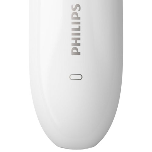 Rasoir électrique féminin pour peau sèche/humide série 6000 de Philips - Blanc/Rose