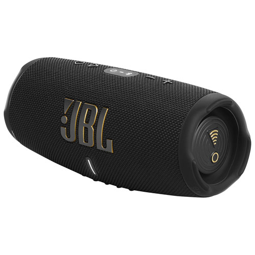 Haut-parleur sans fil Bluetooth étanche Charge 5 Wi-Fi de JBL - Noir