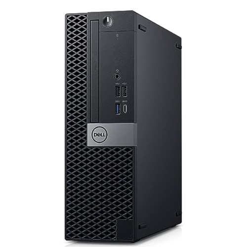 Refurbished Dell Optiplex 5060 SFF Desktop | Core i7 - 8700 - 1TB SSD Hard Drive - 32GB RAM | 6 cores @ 4.6 GHz Win 10 Pro Black