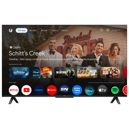 TCL 43" S45K Series 4K UHD HDR LED Smart Google TV (43S45K) - 2025