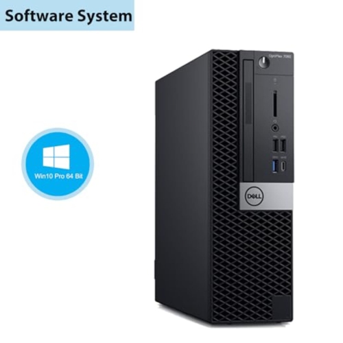 Dell OptiPlex 7050 Micro Desktop - Intel Core i7-6700, 16GB Memory, 256GB SSD, Win 10 Pro by DELL - Refurbished condition - Image 4