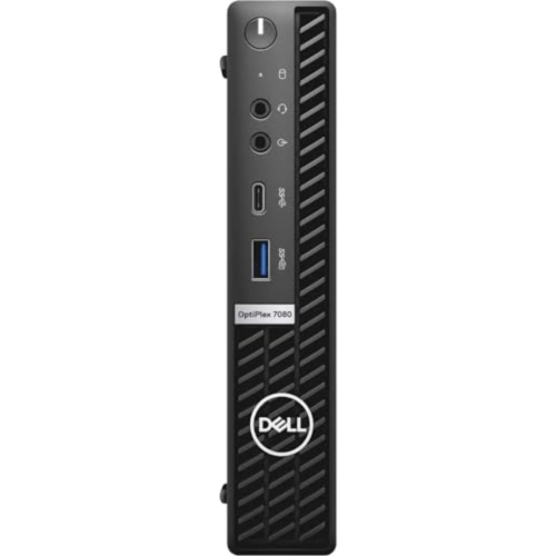 Refurbished Dell Optiplex 7080 Micro Desktop | Core i5 - 10500T - 512GB SSD + 512GB SSD Hard Drive - 16GB RAM | 6 cores @ 3.8 GHz Win 11 Pro Black
