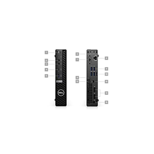 Refurbished Dell Optiplex 7080 Micro Desktop | Core i5 - 10500T - 512GB SSD + 512GB SSD Hard Drive - 16GB RAM | 6 cores @ 3.8 GHz Win 11 Pro Black
