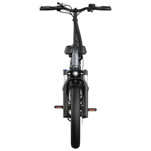 Vélo électrique repliable EB750S de Blutron (moteur 500 W/autonomie maximale 70 km/vitesse maximale 32 km/h) - Gris futuriste - Exclusivité Best Buy